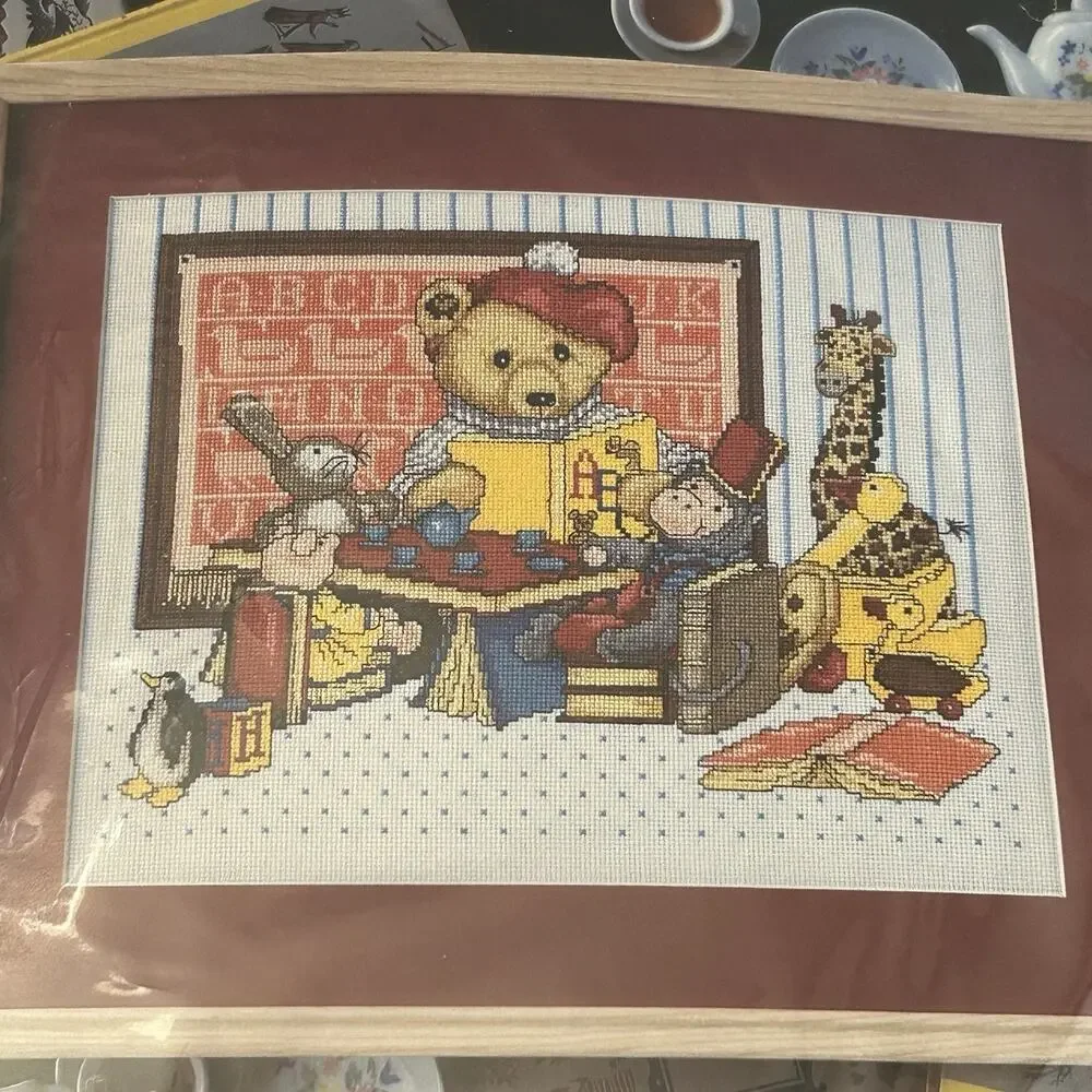 Counted Cross Stitch Kit Tea Party 11”x14” Design Works 9668